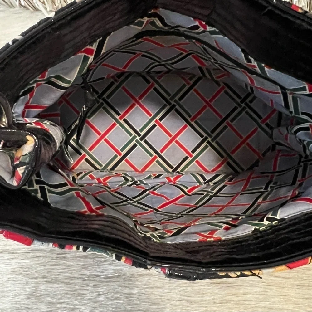 VERA BRADLEY Versailles 2010 Tote Sweet Versailles Bag Patent Leather Patchwork